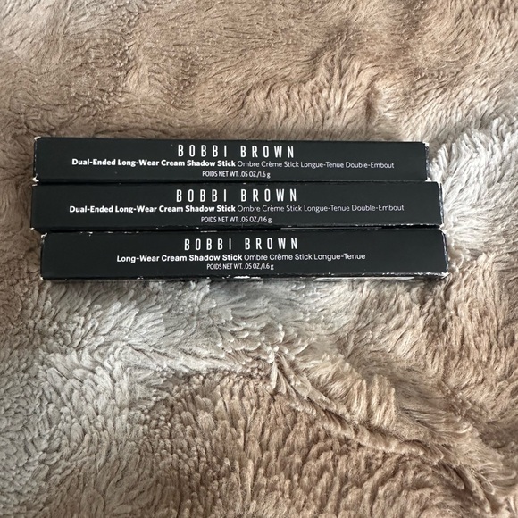 New SET OF 3 BOBBI BROWN Dual Ended Long Wear Cream Shadow Stick Neutrals Pinks - Picture 6 of 15
